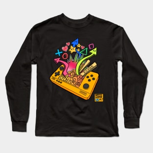 6AT0GAMING Tee Design (Cheddar Variant) Long Sleeve T-Shirt